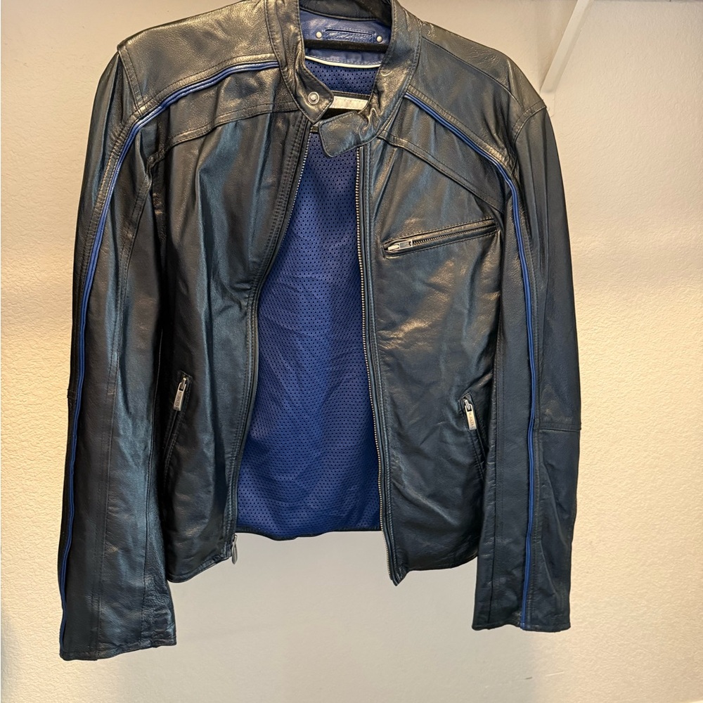 Men's Black Leather Jacket